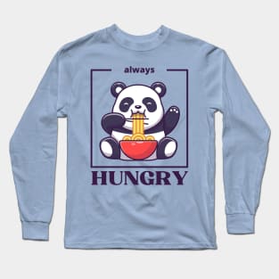 Always Hungry Panda! Long Sleeve T-Shirt